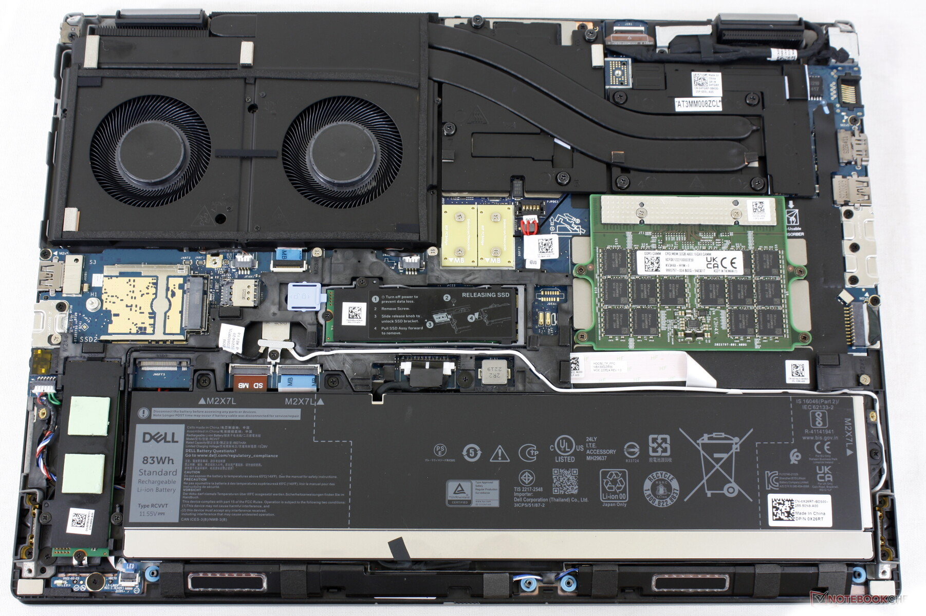 How to replace and fix Dell Precision 7670 7680 M7670 M7680 0GHPF7 DC020042Y00 battery cable (Dell Precision 7670 intel)
